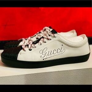 💚❤️ RETRO MENS GUCCI LEATHER SNEAKERS